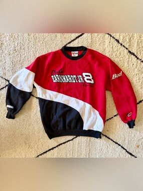 Chase Authentics Dale Earnhardt Jr #8 Bud Racing NASCAR Crewneck Sweatshirt L